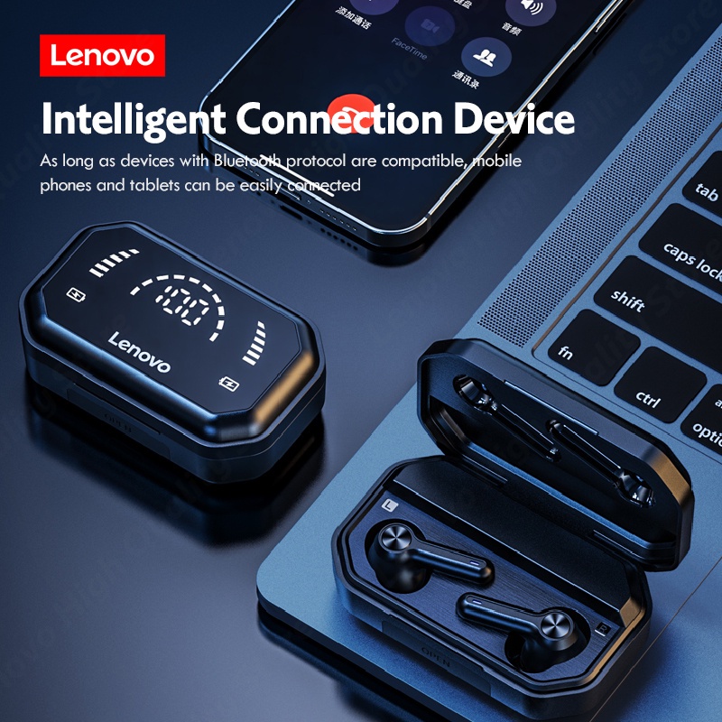 Tai nghe nhét tai Lenovo LP3 PRO hifi không dây TWS bluetooth 5.0 pin dung lượng lớn có màn hình 1200mAh