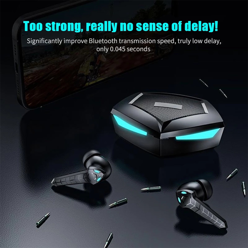 SW P36 Tai nghe chơi game Độ trễ thấp TWS Tai nghe Bluetooth 5.1 Tai nghe không dây Loại bỏ tiếng ồn Tai nghe chơi game