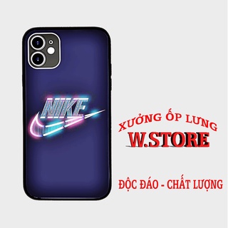 Ốp điện thoại  Nike ốp lưng in logo nike độc đáo nền đen nổi bật dành cho Iphone 6 đến 12 promax BRD20210147