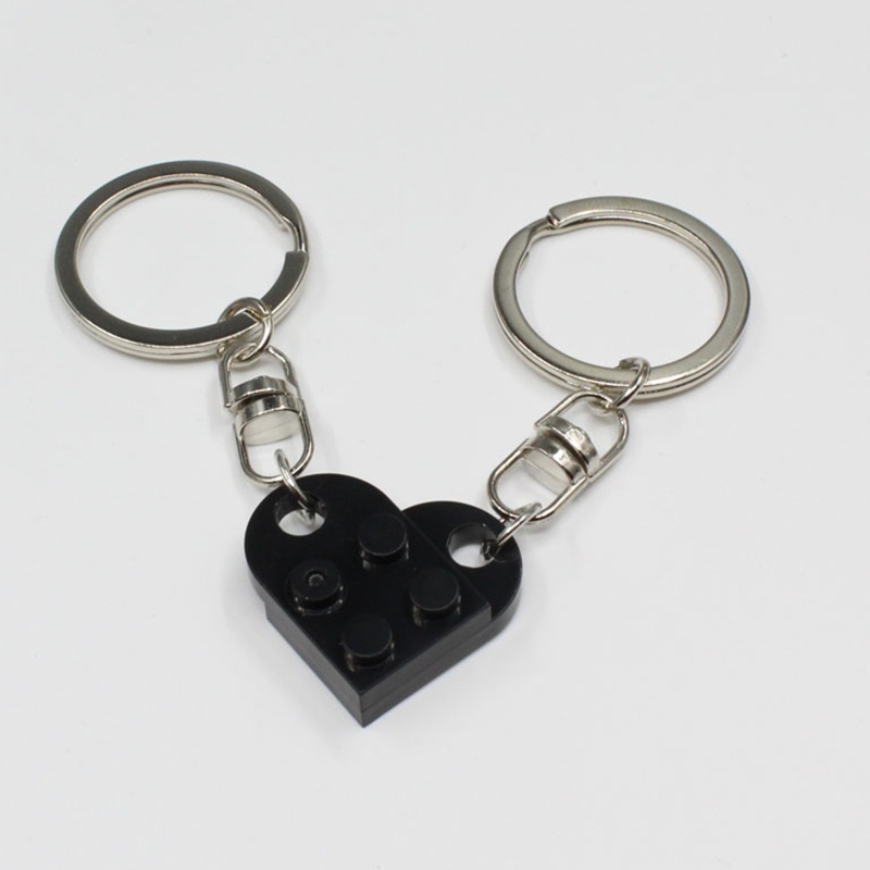 Set 2 Móc Khóa Hình Viên Gạch Nhiều Màu Sắc