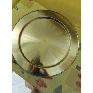Mâm bằng đồng, dùng để ăn cơm, đặt đồ lễ kích thước đường kính 52cm
