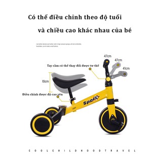 Xe đạp 3 bánh trẻ em gấp gọn