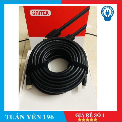 Dây cáp HDMI UNITEK Ultra 4K 30M HÀNG CHÍNH HÃNG