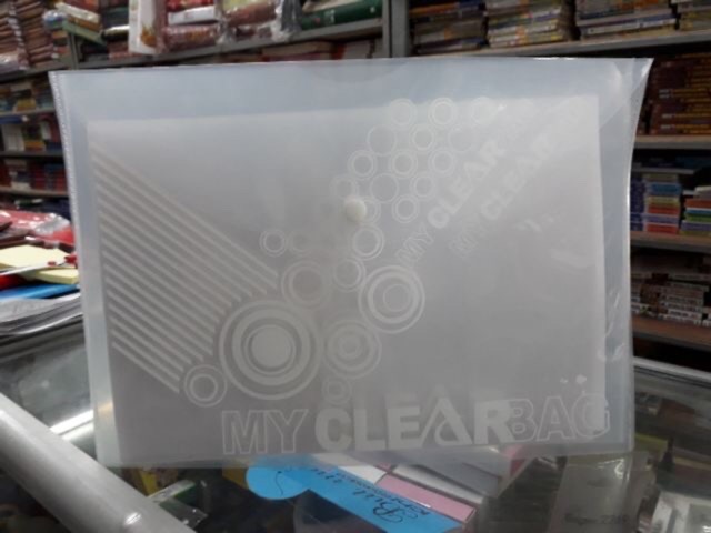 Bìa nút A4 Thiên Long, my clear bag A4