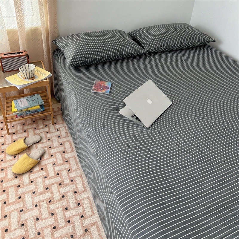 Set Ga Gối Cotton Linen - Chất Liệu Cotton Thô Thoáng Mát (shinbedding)