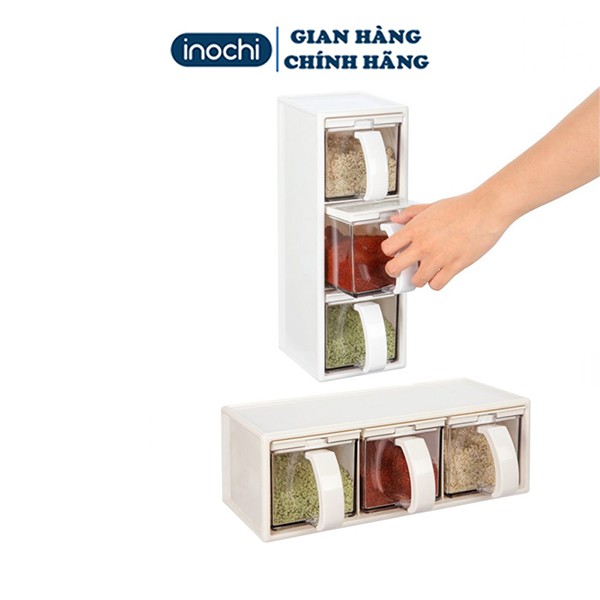 Hũ Gia Vị Nhà Bếp - Hộp Đựng Hạt Ngũ Cốc INOCHI Kháng Khuẩn
