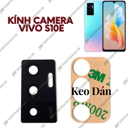 Mặt kính camera vivo s10e có sẵn keo dán