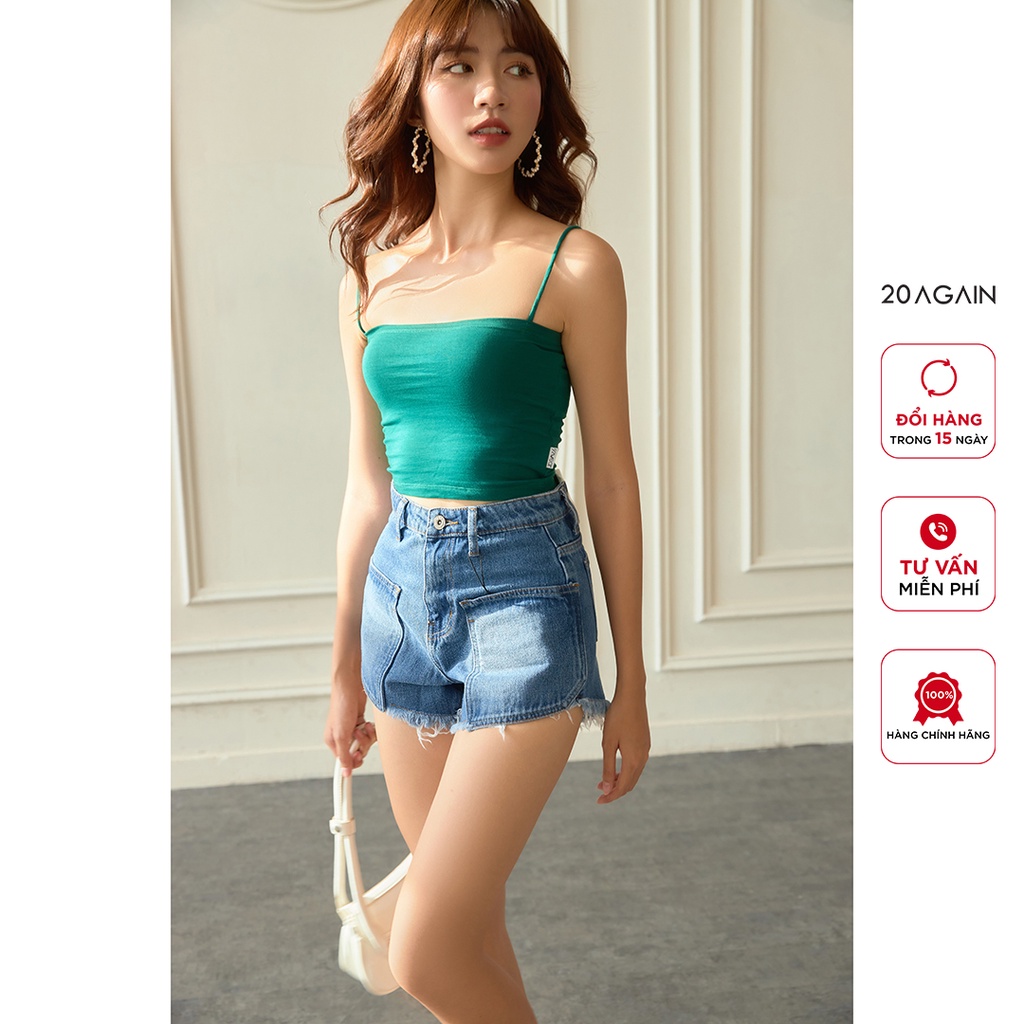 Áo 2 dây thun tăm 20AGAIN kiểu dáng sexy, quyến rũ ADW1154 | BigBuy360 - bigbuy360.vn