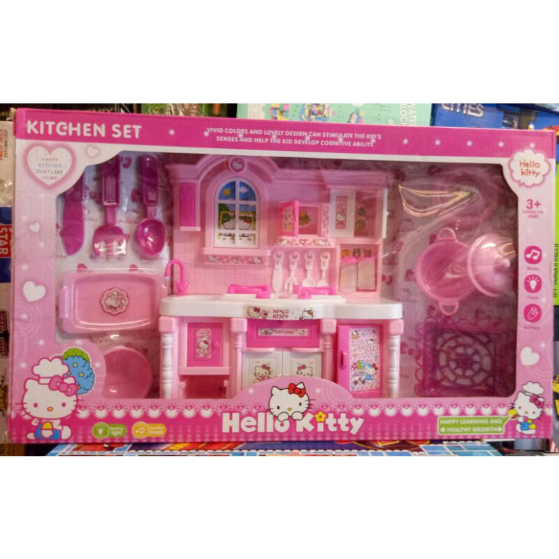 Set Kitchen Kitty 8808 màu hồng dễ thương