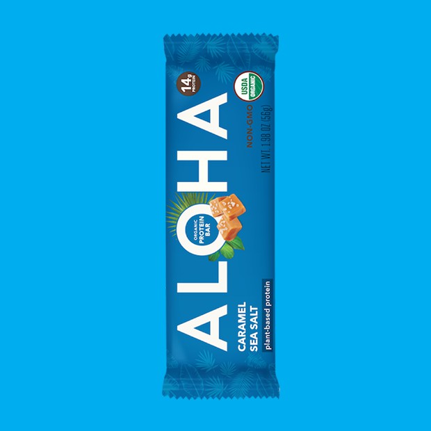 Bánh Protein Bar Organic giàu chất xơ ALOHA hộp 12 thanh - USA