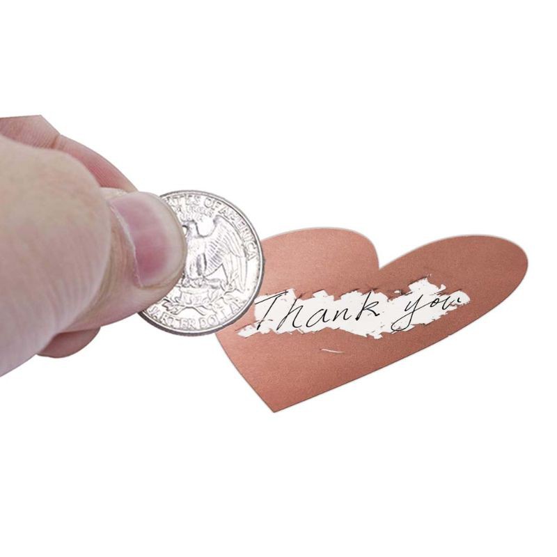 Cuộn 300 miếng dán hình trái tim trang trí sổ tay