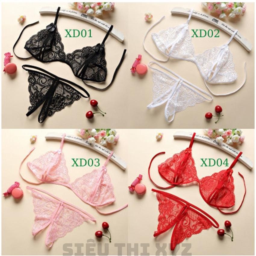Set Bộ Đồ Lót Ren Mềm Mại Quyến Rũ - Cosplay Phối Ren Gợi Cảm, Sexy Cho Nữ - Y106