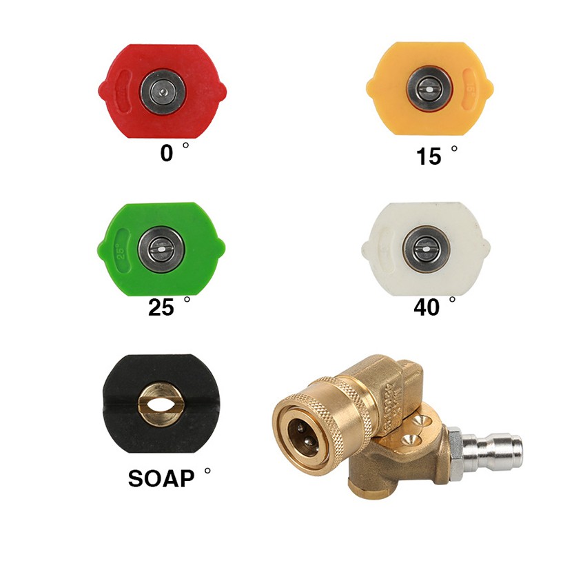 Khớp xoay 5 góc rửa xe từ 0 đến 180 độ, khớp xoay gắn đầu súng rửa gầm xe, mui xe