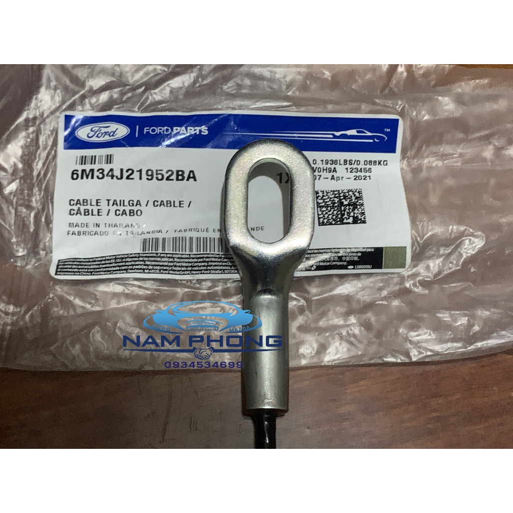 Cáp cửa thùng Ranger Mazda BT50 - Dây cáp treo cửa thùng Ranger - 2005 - 2020 - 6M34J21952BA / 6M3Z9921952A / UR5665760A