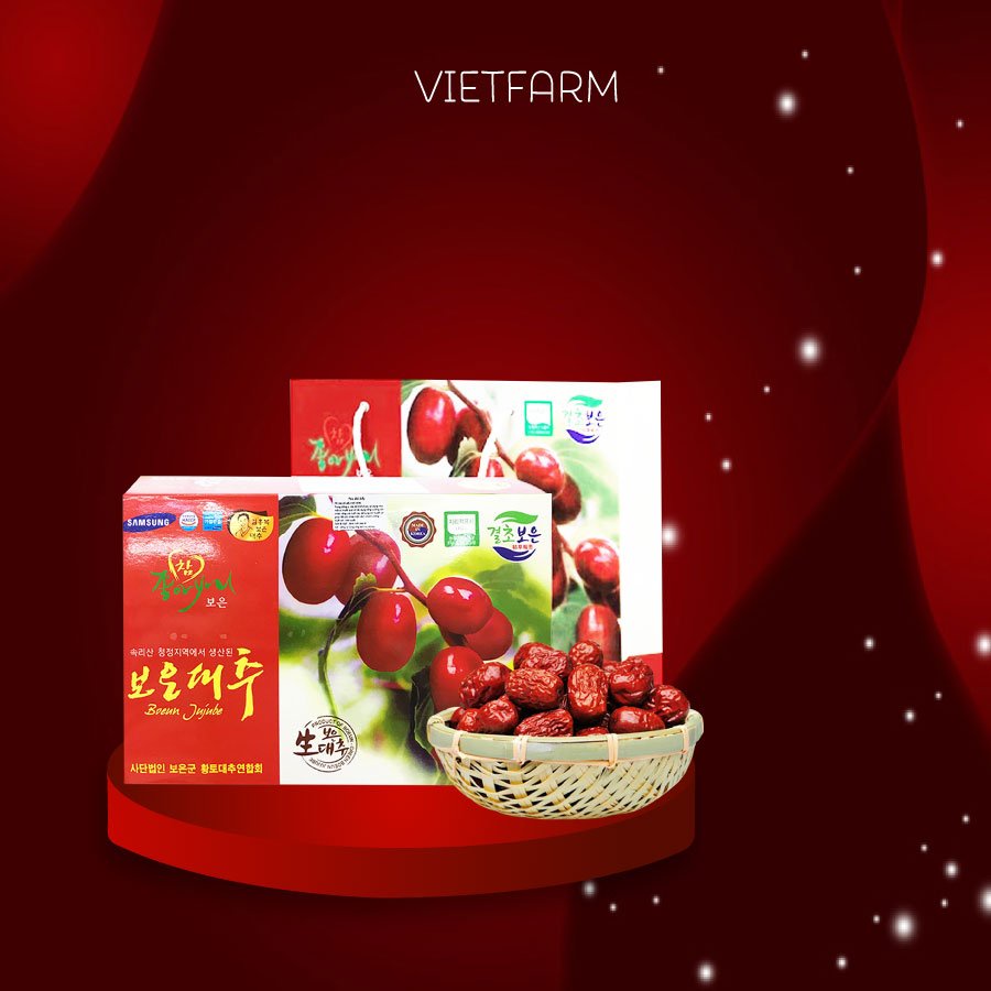Táo đỏ Hàn Quốc ❤️FREESHIP❤️ Hộp 1 KG - Vietfarm