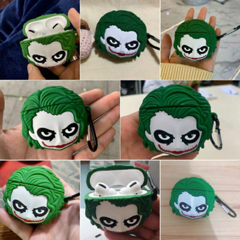 (Order 7 ngày) Case bảo vệ Airpods Pro/1/2 joker / harley quinn/ jigsaw/ mặt nạ hacker halloween venice mask