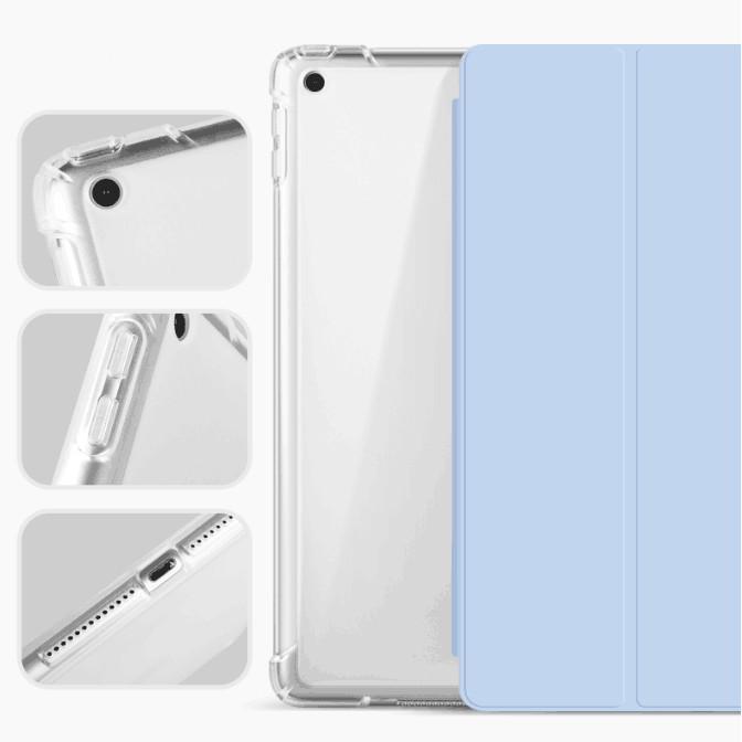 Bao da ipad air 4 10.9 pro 11 iPad 2020 8th 10.2inch Case with Pen slot iPad 6 5gen PU Leather Silicone Soft Smart Cover for iPad Mini 5 2019 Case