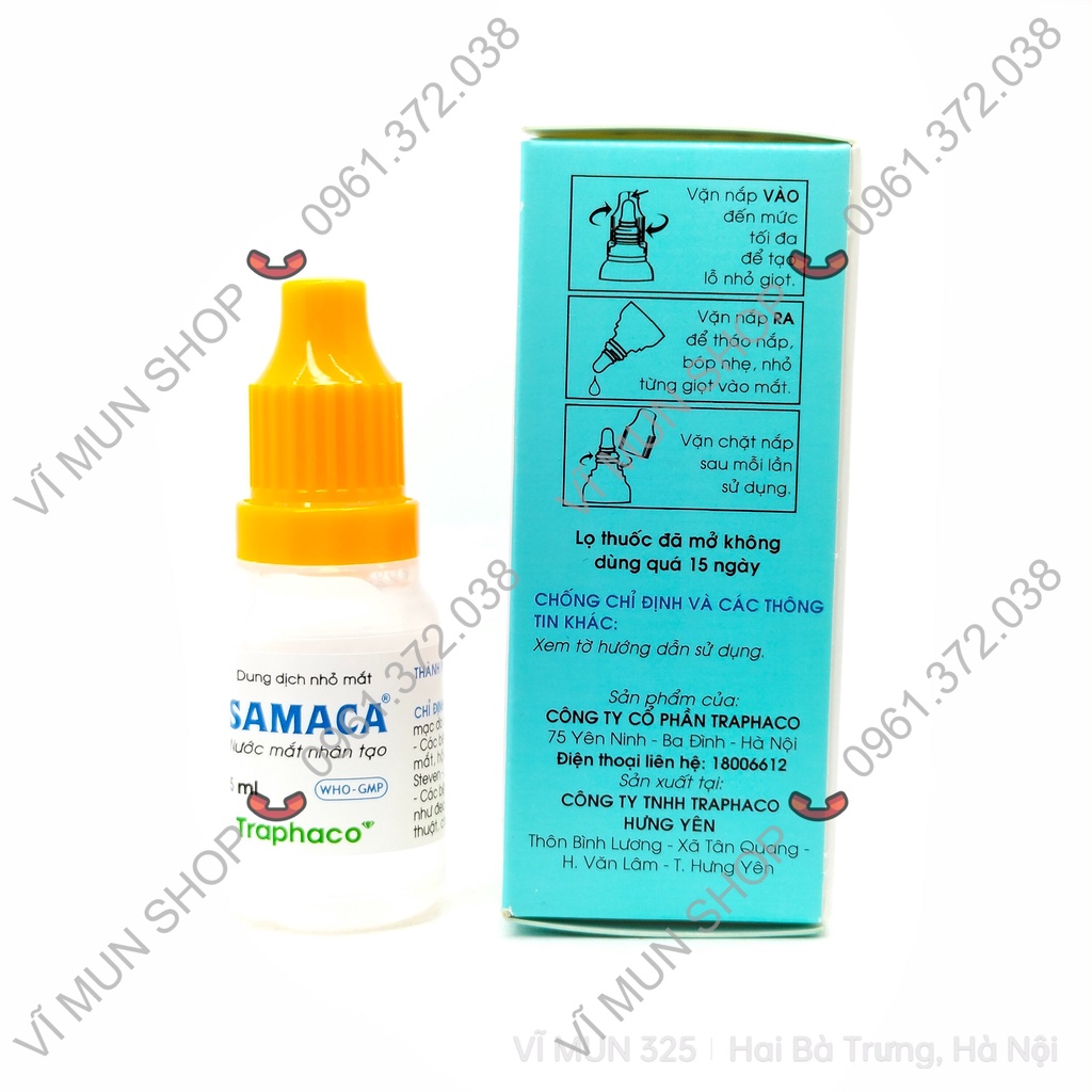 Nước nhỏ mắt nhân tạo Samaca Traphaco