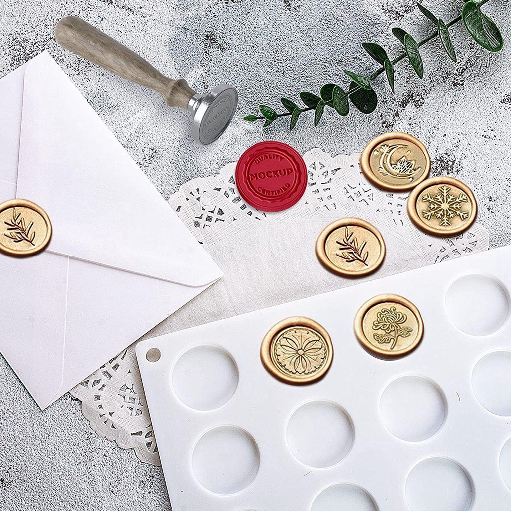 Khuôn Silicone 24 Ô Dùng Làm Con Dấu Sáp Tiện Dụng