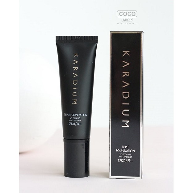 Kem Nền tuýp Karadium Triple Foundation SPF30 PA++ [Coco Shop]