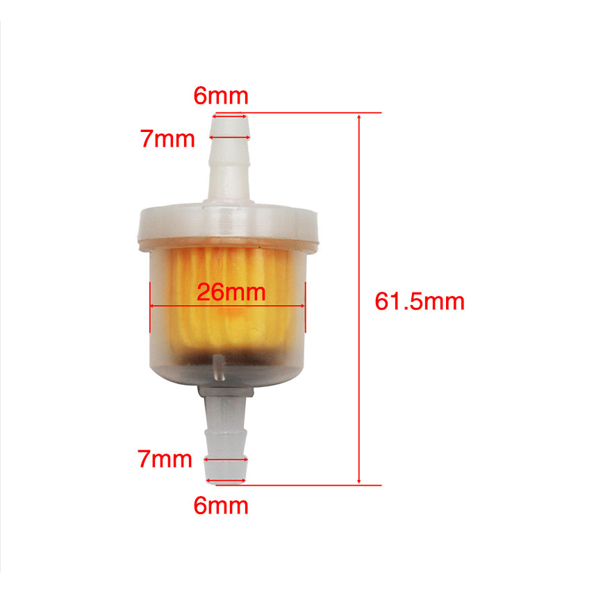 Van Nhiên Liệu 6mm Kèm Công Tắc On / Off + Ống Dẫn Dầu + Bộ Lọc Dầu Chuyên Dụng Cho Xe Mô Tô ATV UTV Scooter