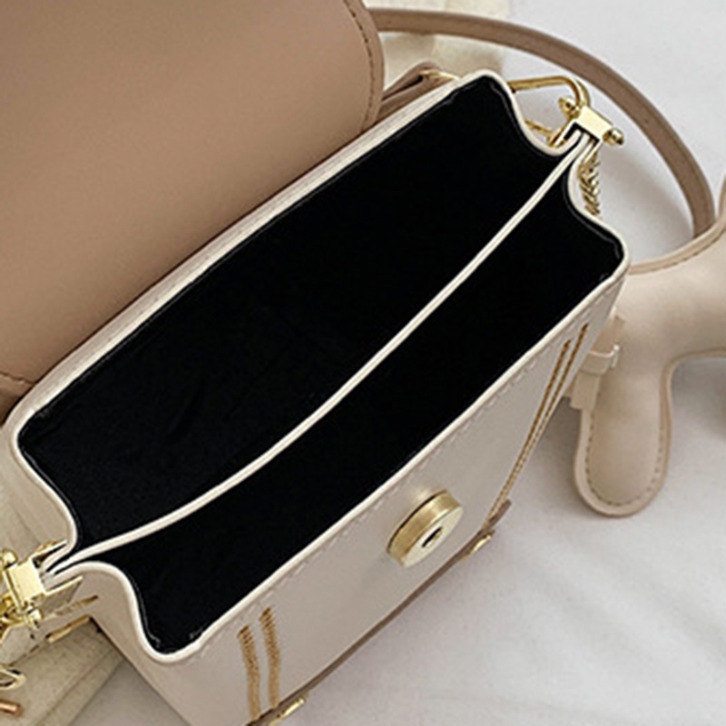 Túi Đeo Chéo Nhỏ Nhắn Màu Tương Phản Phong Cách Hàn Quốc Thời Trang Cho Nữ