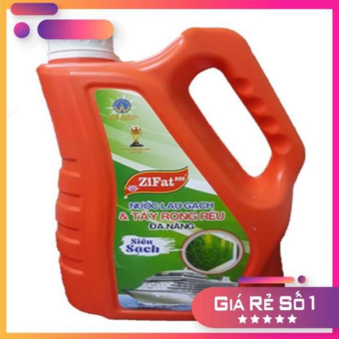 Nước lau gạch và tẩy rong rêu đa năng 2l can cam chuyên tẩy rong rêu cực mạnh – chăm sóc nhà cửa – làm sạch nhà cửa