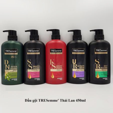 Dầu Gội Tresemme/ Dầu Xả Tresemme Thái Lan 450ml tóc vào nếp, bóng mượt chuẩn salon