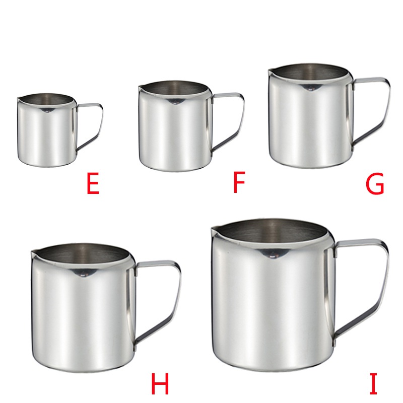 Cốc pha sữa / cà phê / latte bằng thép không gỉ có thể điều chỉnh