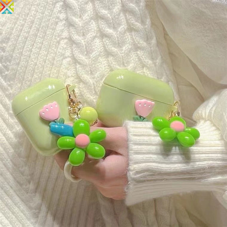 Vỏ Bảo Vệ Hộp Sạc Tai Nghe AirPods 1 2 Pro 3 Họa Tiết Đơn Giản Thời Trang Chất Lượng Cao
