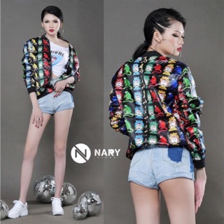 Thanh lý Áo khoác phi lụa hoạt hình hàng Quảng châu