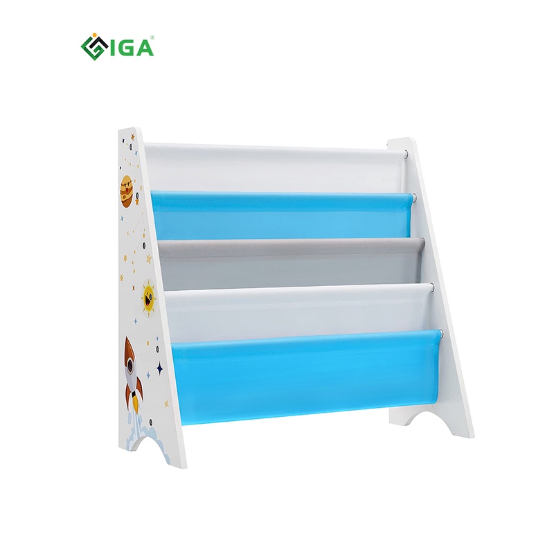 Kệ sách, kệ gỗ nhựa PVC để bàn IGA sắp xếp sách bàn làm việc gọn gàng - IG409