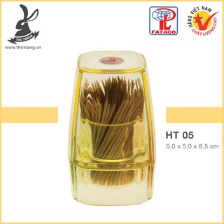 [h2kshop.vn] Hũ Đựng Tăm Nhựa Trong Acrylic Cao Cấp Fataco Việt Nam
