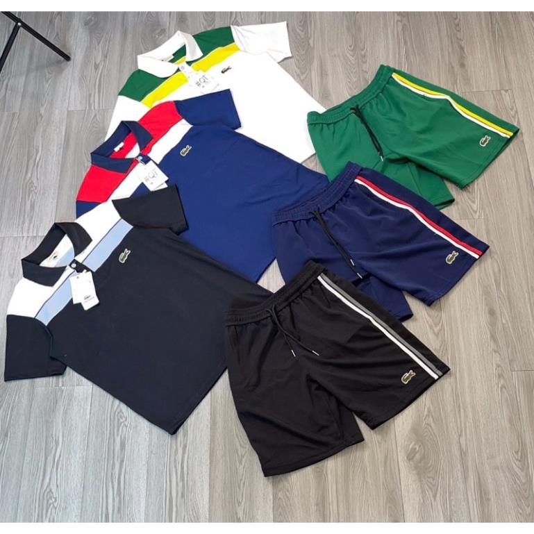 Bộ Thể Thao Nam Lacoste Phối Màu Thoáng Mát - Bộ Lacotes Nam Cao Cấp
