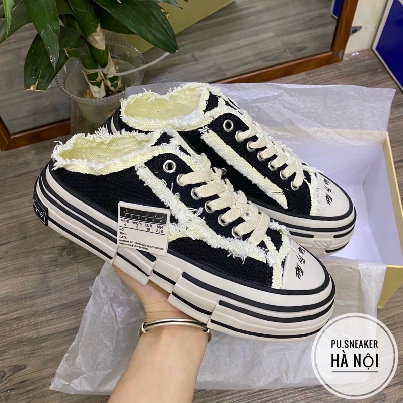 [ Ảnh Thật+Fullboxbill] Giày Xlvess Đạp Gót