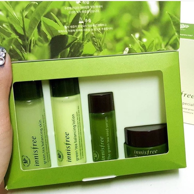 Kit trà xanh INNISFREE Green Tea Special 2017