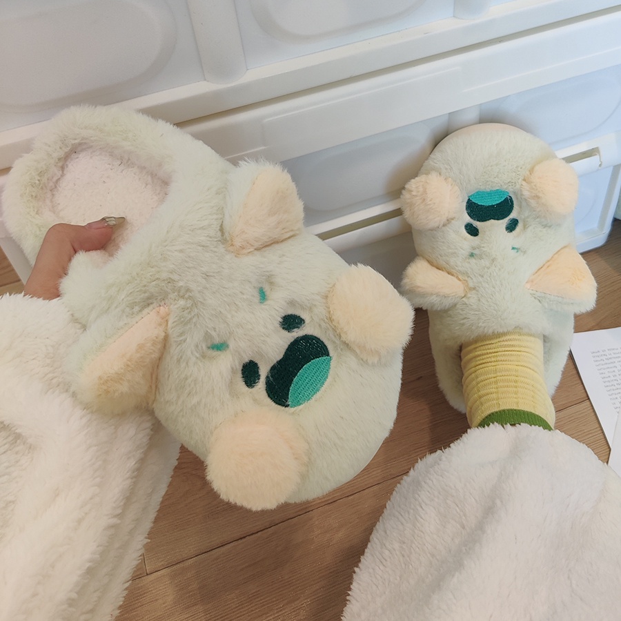 Dép Dudu!Dép cotton đi trong nhà hình Mèo mềm mại dễ thương cho nam nữ