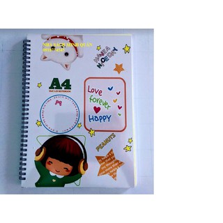 SỔ LÒ XO A4 200 TRANG - DUC LOI NOTEBOOK