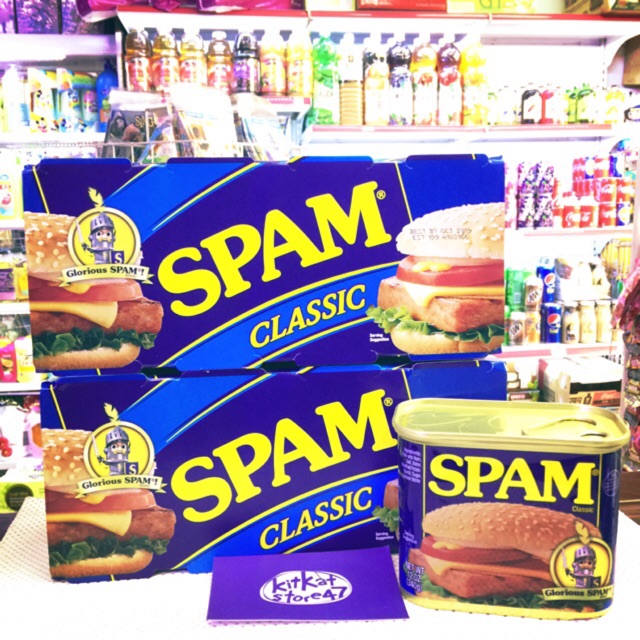 THỊT HỘP SPAM ÍT MẶN