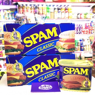 Thịt hộp spam ít mặn