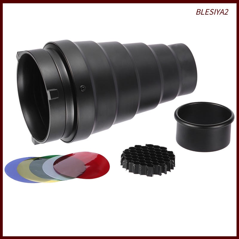 Bộ đầu đèn tạo hiệu ứng hình nón với khung lưới tổ ong cho ngàm Bowens