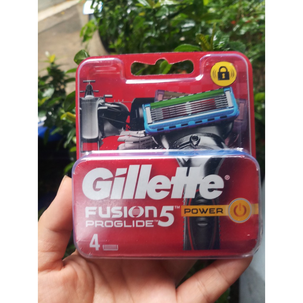 Hộp 4 &amp; 8 lưỡi dao cạo râu Gillette Fusion Proshield/Fusion Proglide/Gillette Fusion