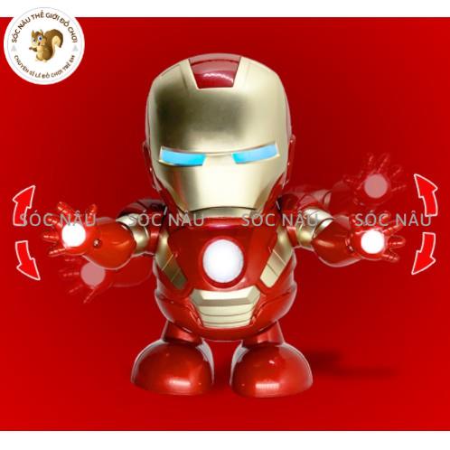 Iron Man Hero Đồ chơi Robot nhảy múa theo nhạc cực kỳ vui nhộn cho các bé