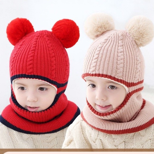 Mũ len chùm đầu cho Bé trai và bé gái 220