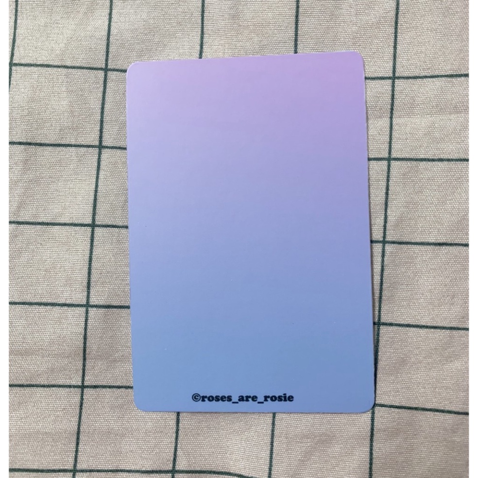 Bộ ảnh photocard fanmade BLACKPINK Rosé Ice Cream ER02