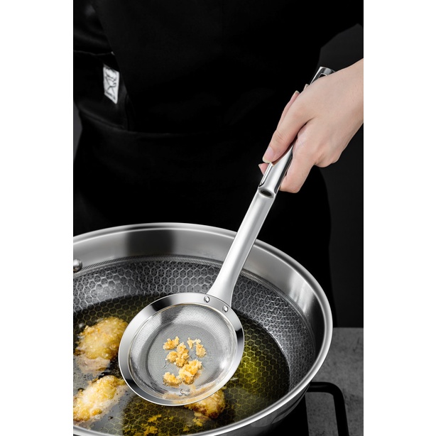 Muỗng/rây/vợt lưới lọc inox chống gỉ cao cấp CK9672