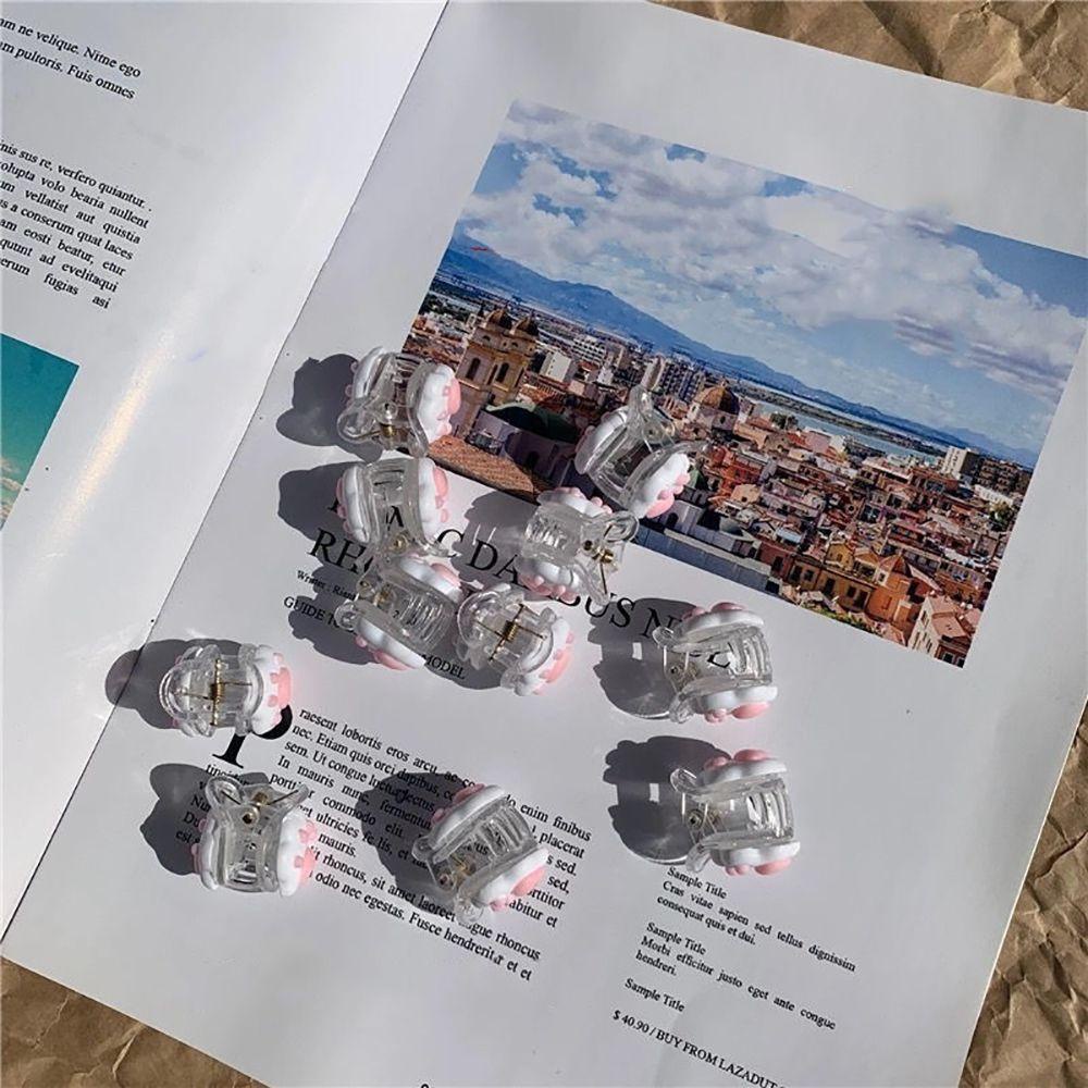 Kẹp Tóc Móng Vuốt Mèo Bằng Nhựa Resin Phong Cách Tối Giản Hàn Quốc VANES1