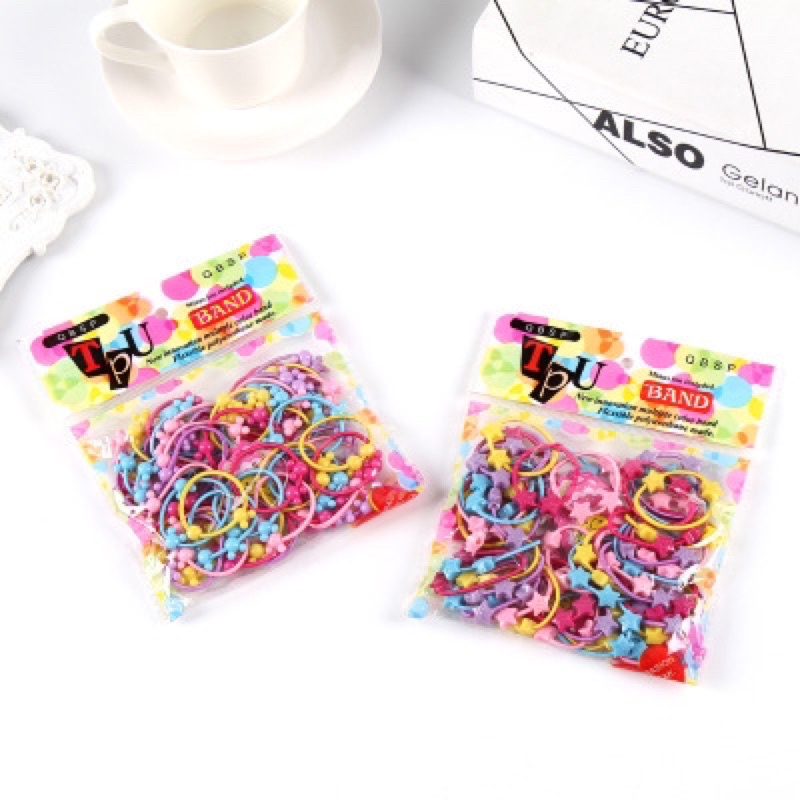 Combo 5 Dây cột tóc  đủ màu cho bé [ hỏa tốc ]