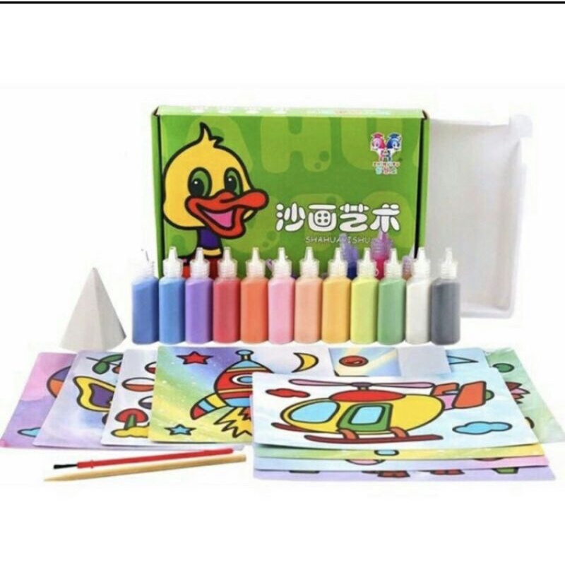 BỘ TRANH CÁT đồ chơi cho bé
