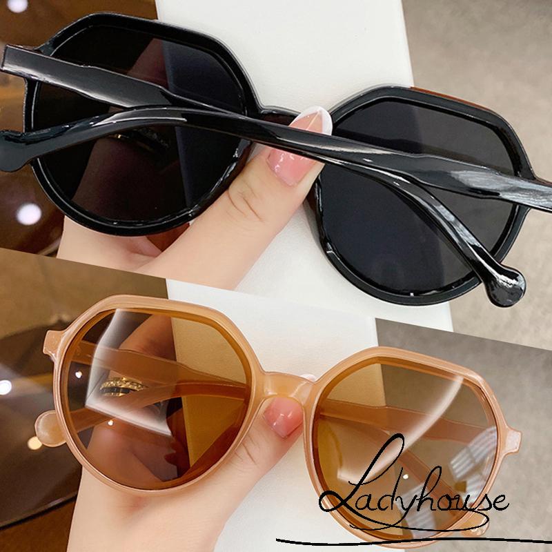 LDD-Women Men Sunglasses Large Frame Vintage Fashion Shades UV Protection Sun Glasses Trendy anti ultraviolet RETRO SUNGLASSES